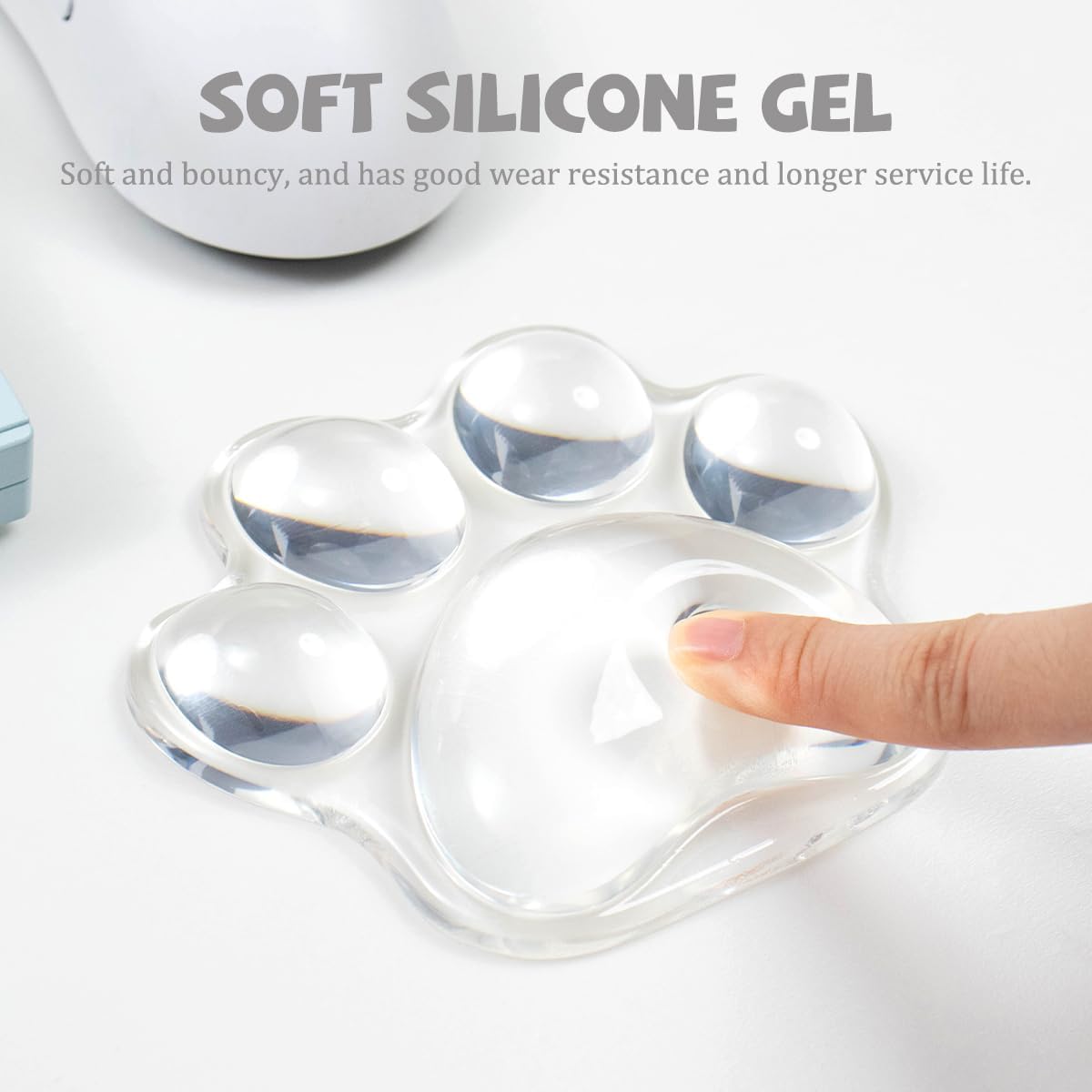 Wrist Rest Gel - 귀여운 게임용 마우스 패드 손목 받침대