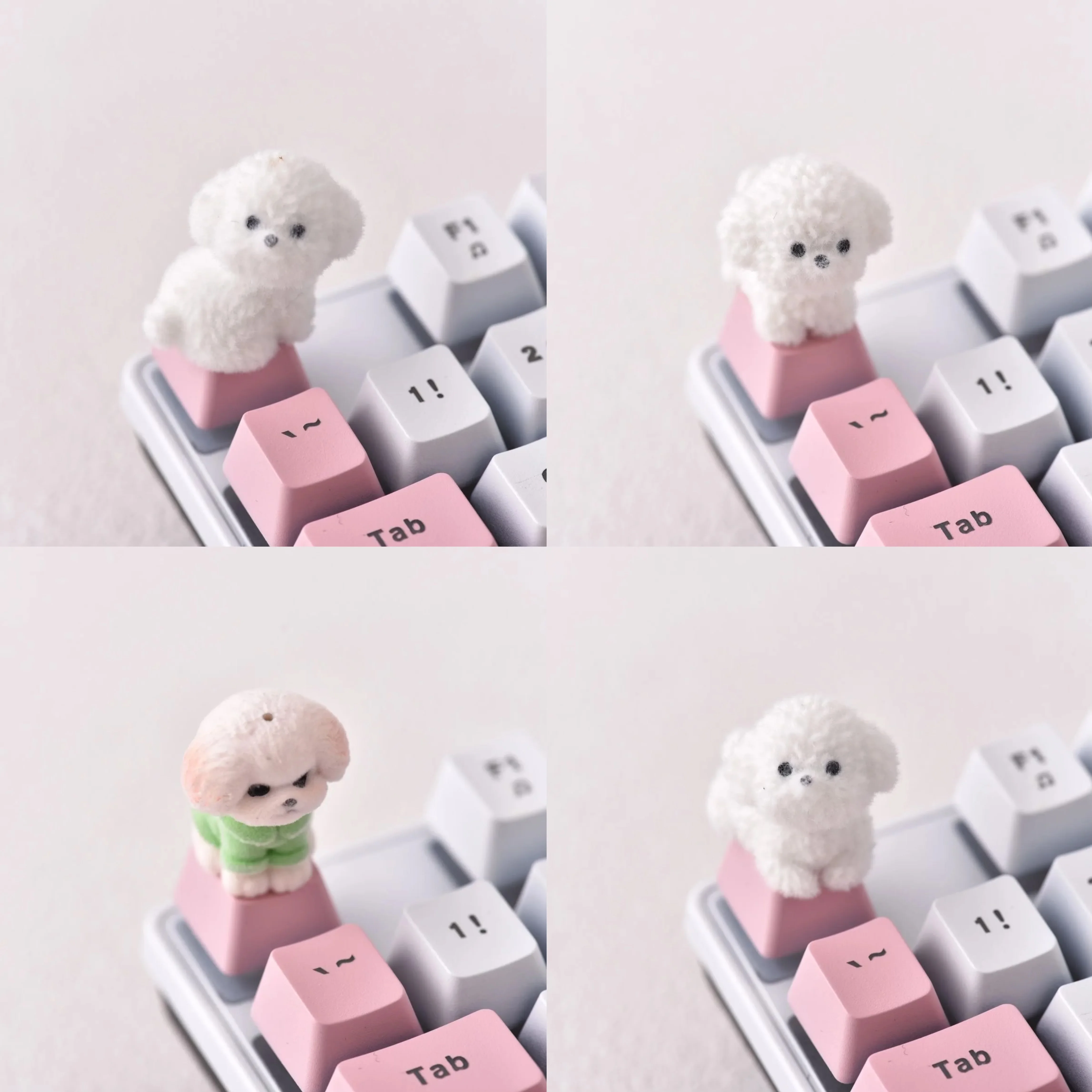 Laptop Accessories Cute - 새로운 뽑아 테디 개 키 캡