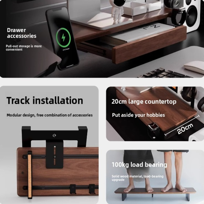 Laptop Ergonomic Accessories - Z3 Pro 액세서리 모니터 금속 보관함