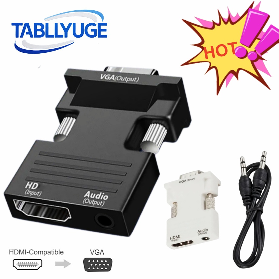 Hdmi Vga Adapter - HDMI 호환 VGA 어댑터 1080P(PC 노트북
