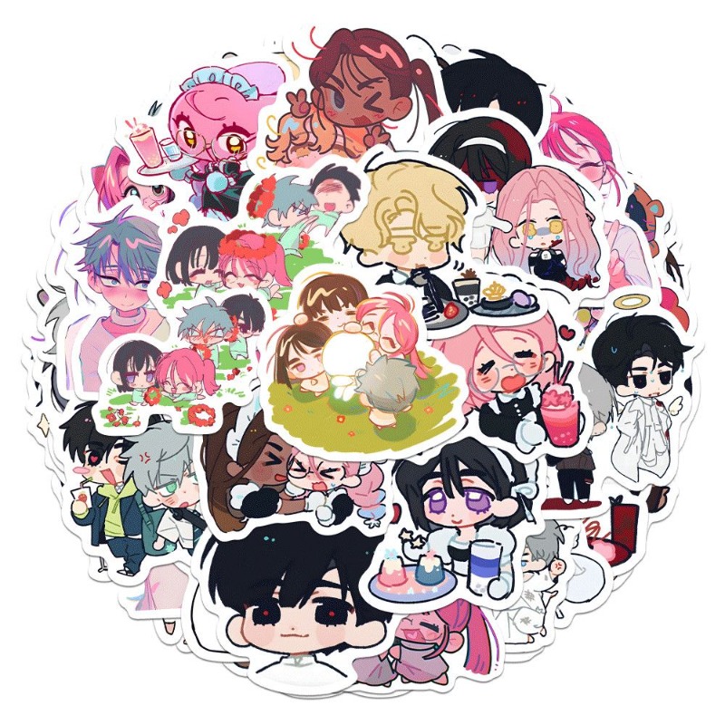 Laptop Accessories Gifts - 80개/세트 만화 애니메이션 외계인 무대 귀여운
