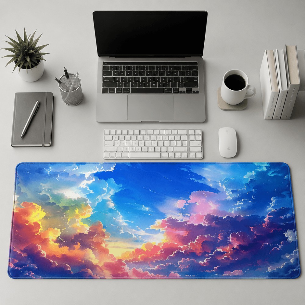 다채로운 일몰 구름 하늘 프린트는 사무실의 키보드 및  - Laptop Accessories Officeworks 리뷰 및 가격