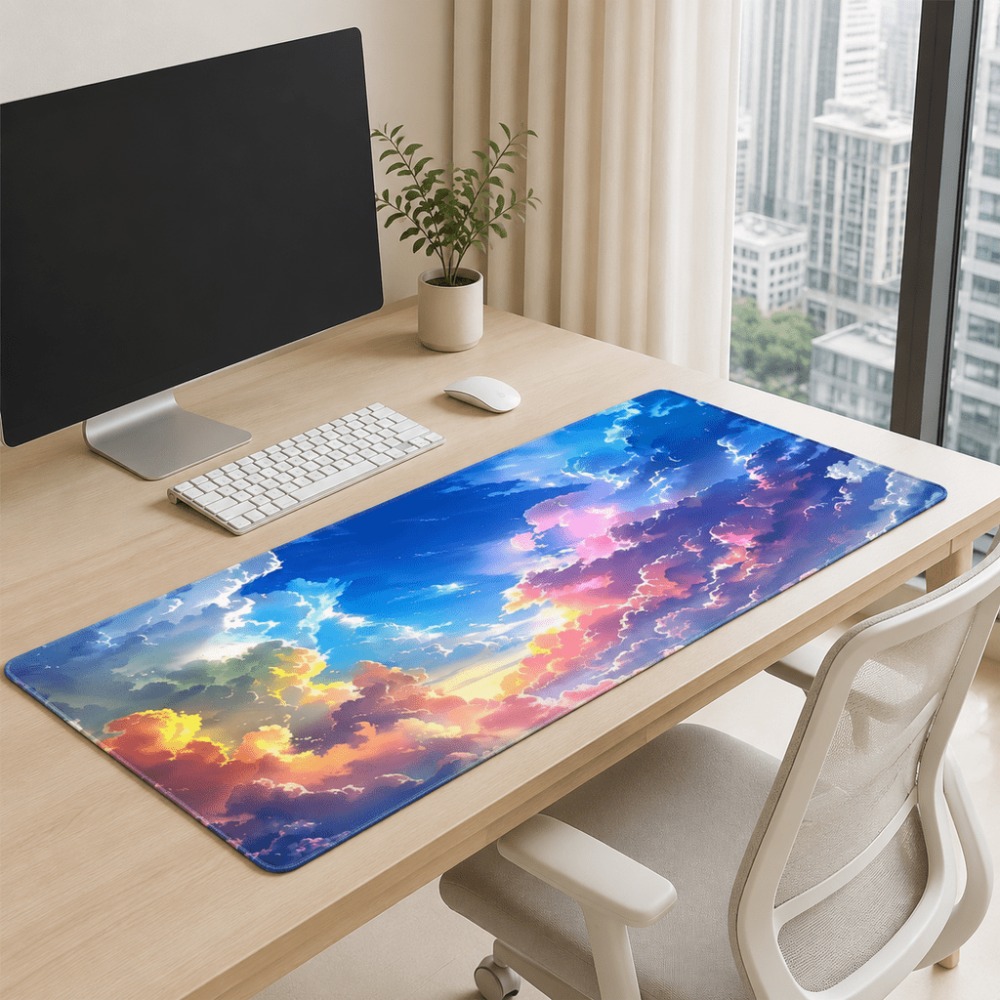 다채로운 일몰 구름 하늘 프린트는 사무실의 키보드 및  - Laptop Accessories Officeworks 리뷰 및 가격