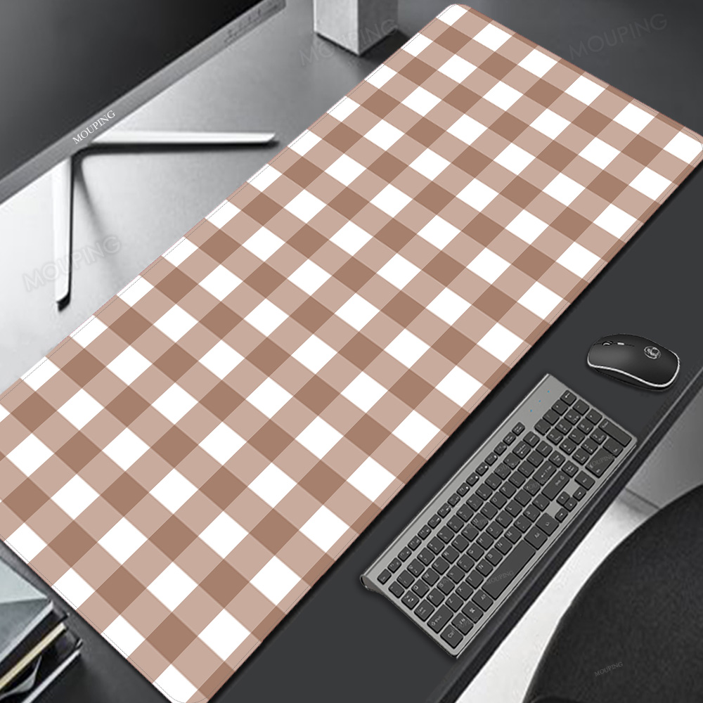 핑크 격자 마우스 패드 카와이 귀여운 마우스 패드 데스 - Laptop Accessories Pink 리뷰 및 가격