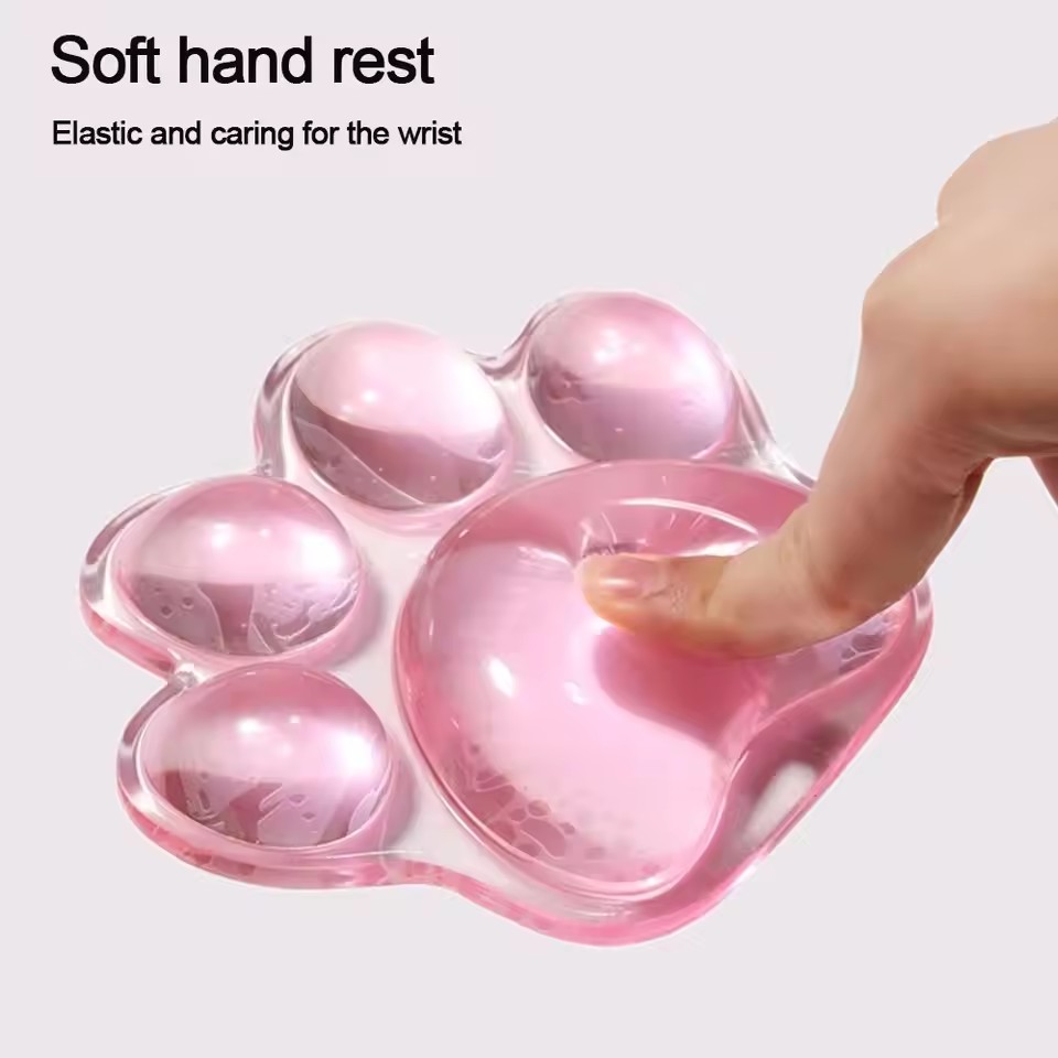 귀여운 게임용 마우스 패드 손목 받침대 투명한 고양이  - Wrist Rest Gel 리뷰 및 가격