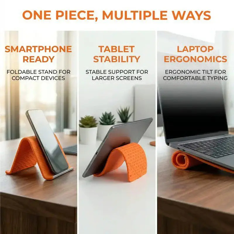 실리콘 접이식 휴대폰 스탠드 태블릿 노트북 DIY 디스 - Apple Accessories Laptop 리뷰 및 가격