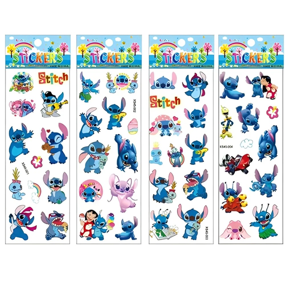 48 시트 귀여운 디즈니 릴로 스티치 스티커 핸드 아카 - Laptop Accessories Cute 리뷰 및 가격