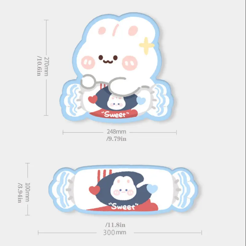 귀여운 토끼 마우스 패드 키보드 손목 패드 두꺼운 미끄 - Wrist Rest Gel 리뷰 및 가격