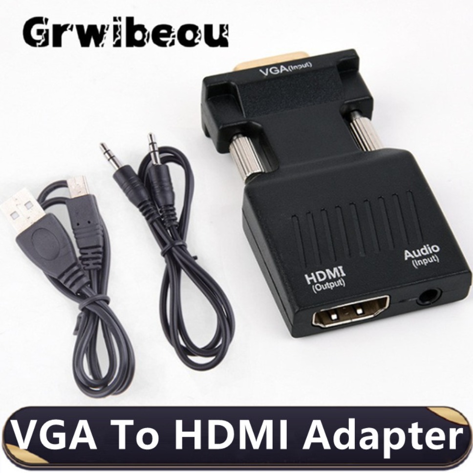 3.5mm 오디오 케이블이있는 1080P VGA-HDM - Hdmi Vga Adapter 리뷰 및 가격