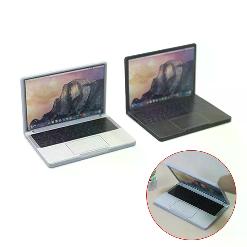 귀여운 시뮬레이션 1:12 미니 노트북 컴퓨터 인형의  - Laptop Accessories Cute 리뷰 및 가격