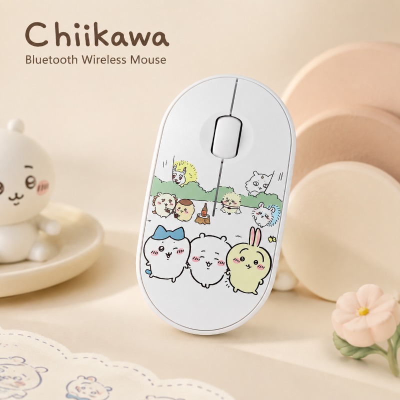 귀여운 Chiikawa 블루투스 무선 마우스 듀얼 모드 - Laptop Accessories Cute 리뷰 및 가격