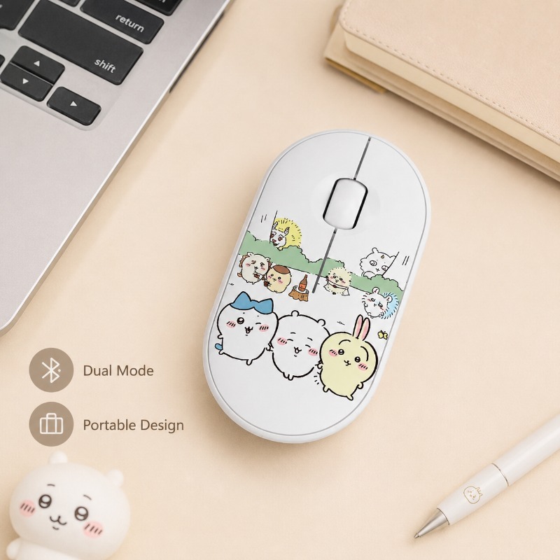 귀여운 Chiikawa 블루투스 무선 마우스 듀얼 모드 - Laptop Accessories Cute 리뷰 및 가격