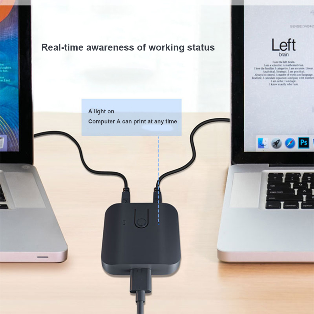 KVM 스위치 박스 선택기 듀얼 USB 스위치, 모니터 - Laptop Accessories Toy 리뷰 및 가격