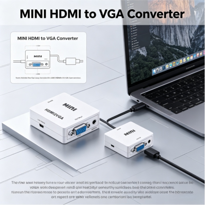 오디오 1080P 비디오 컨버터가 포함된 HDMI-VG - Hdmi Vga Adapter 리뷰 및 가격