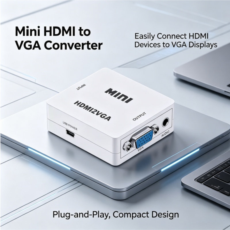 오디오 1080P 비디오 컨버터가 포함된 HDMI-VG - Hdmi Vga Adapter 리뷰 및 가격