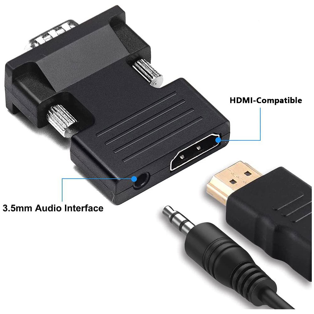 HDMI 호환 VGA 변환기 어댑터 1080P VGA  - Hdmi Vga Adapter 리뷰 및 가격