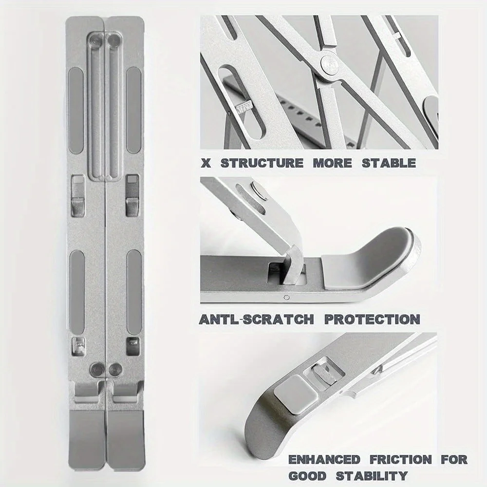 조정 가능한 알루미늄 노트북 스탠드 - 8~16인치 노 - Laptop Ergonomic Accessories 리뷰 및 가격