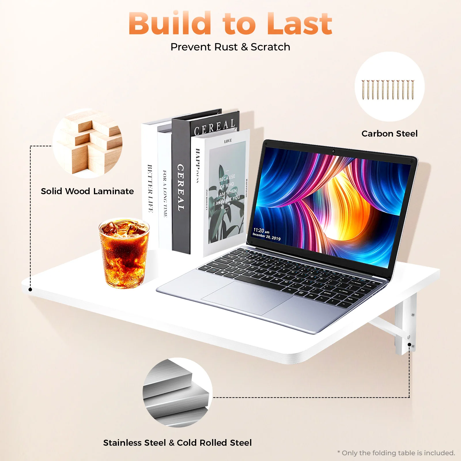 공간 절약형 접이식 벽걸이 플로팅 데스크 60x40cm - Laptop Accessories Officeworks 리뷰 및 가격