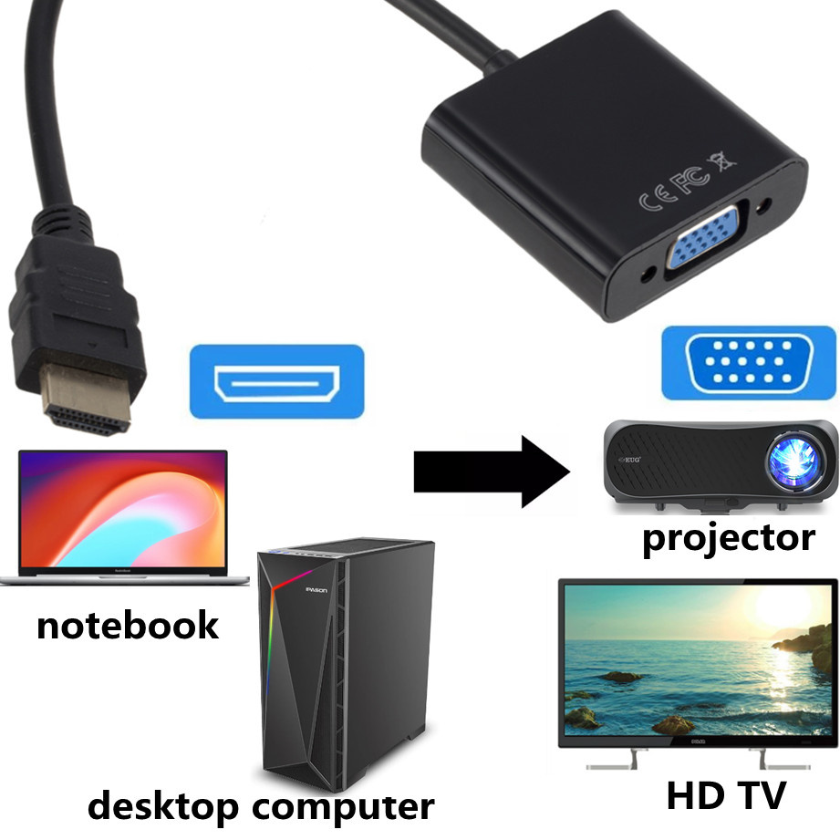 1080P HDMI 호환 VGA 어댑터 HDTV 남성- - Hdmi Vga Adapter 리뷰 및 가격