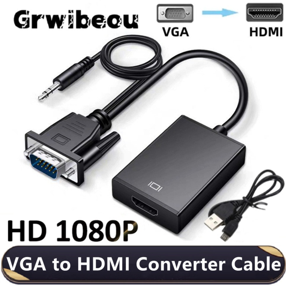 HD 1080P VGA-HDMI 어댑터 케이블 (3.5 - Hdmi Vga Adapter 리뷰 및 가격