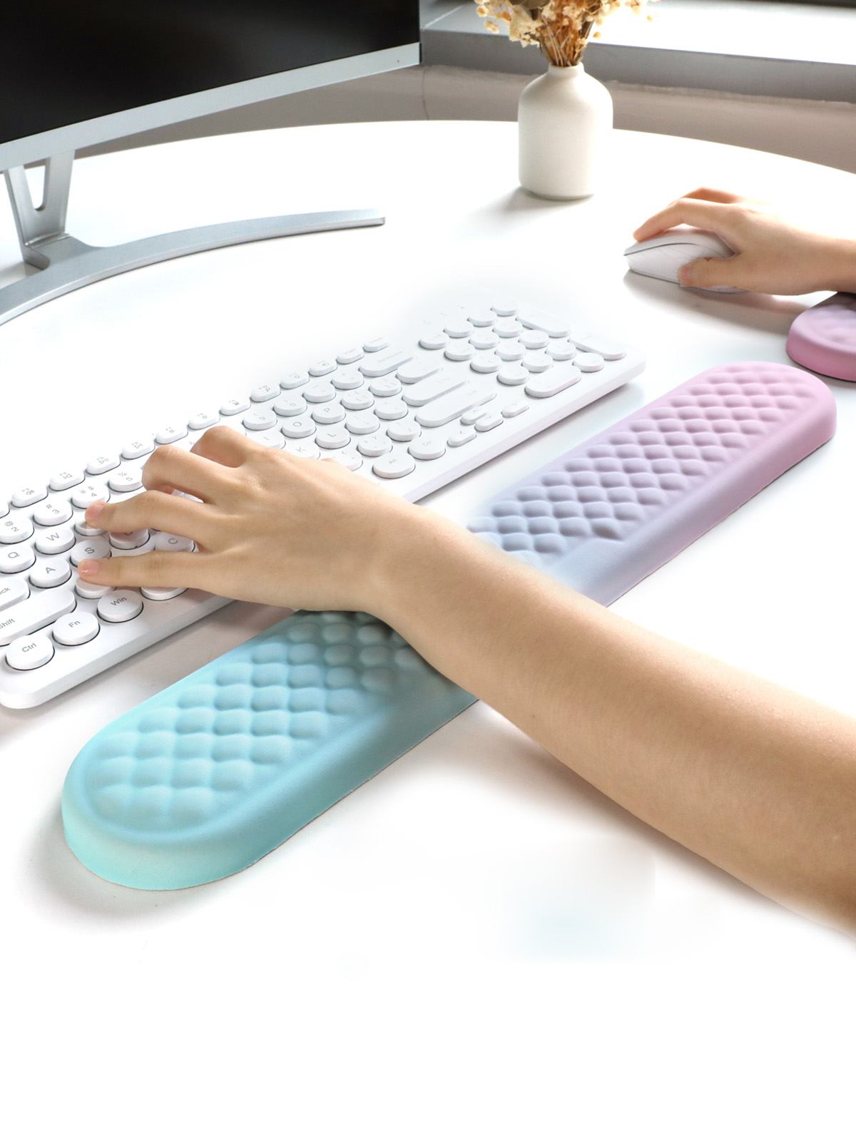 키보드 손목 받침대 패드 세트 소프트 메모리 폼 마우스 - Wrist Rest Gel 리뷰 및 가격