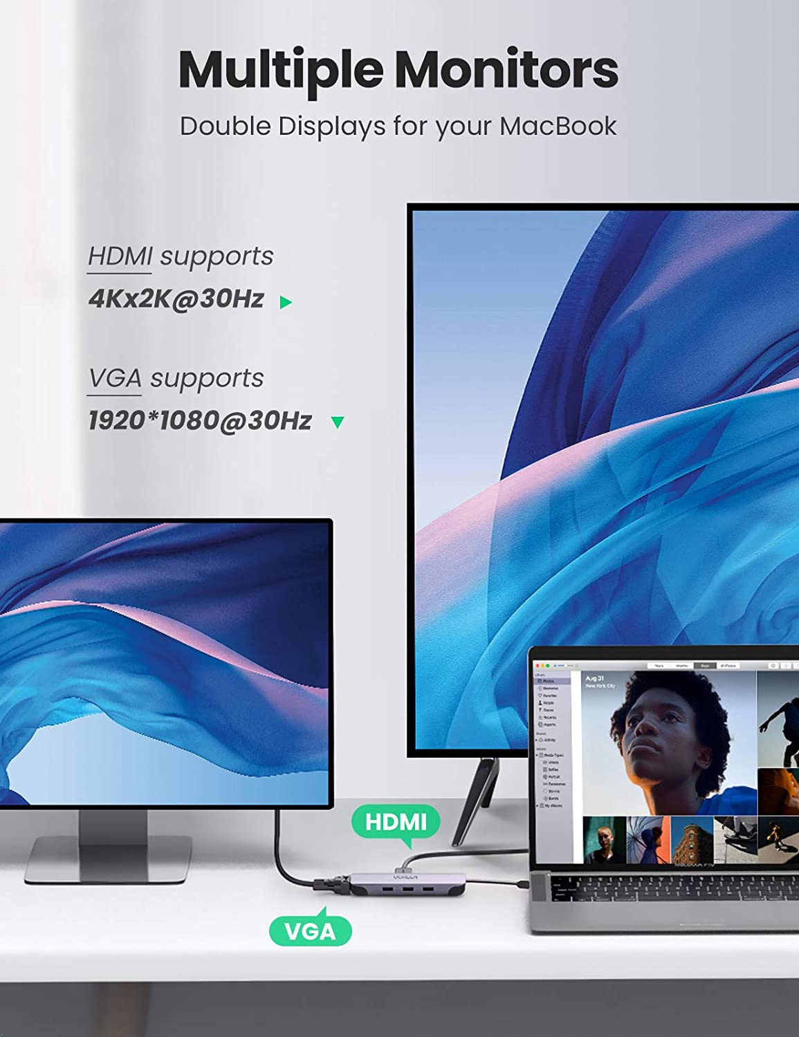 UGREEN USB C 허브 9-in-1 USB 타입  - Hdmi Vga Adapter 리뷰 및 가격