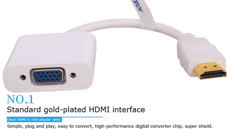 3개입 DTECH 공장 직판 HDCP1.3 플러그 앤  - Hdmi Vga Adapter 리뷰 및 가격