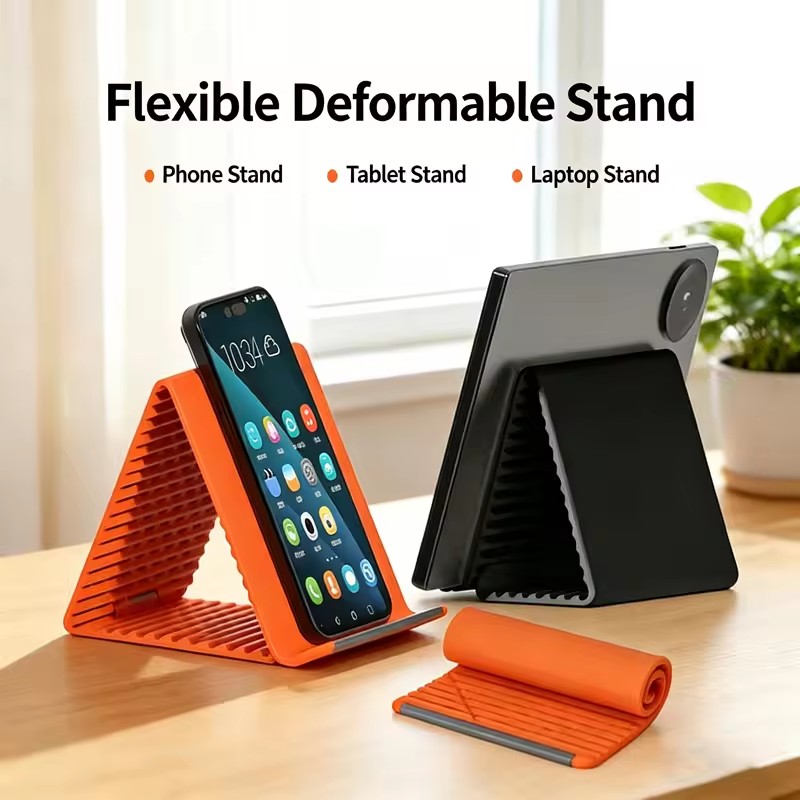 유연하고 접이식인 실리콘 폰 홀더, 휴대용 조절식 다각 - Laptop Ergonomic Accessories 리뷰 및 가격