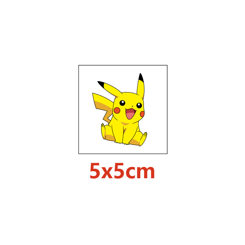 5*5cm 20pcs 포켓몬 피카추 문신 스티커 어린이 - Laptop Accessories Cute 리뷰 및 가격