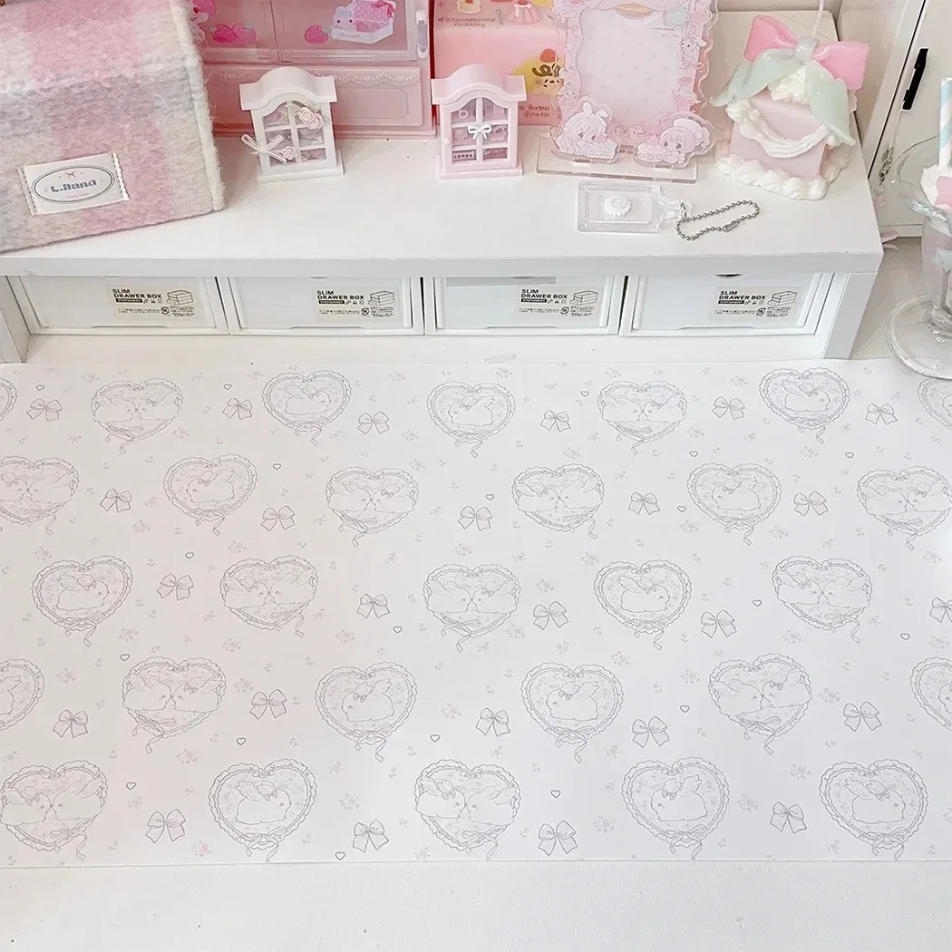 귀여운 핑크 토끼 소녀 하트 가죽 책상 패드 마우스 보 - Laptop Accessories Pink 리뷰 및 가격