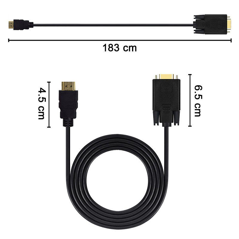 노트북 데스크탑 PC 모니터 프로젝터용 HDMI 호환  - Hdmi Vga Adapter 리뷰 및 가격