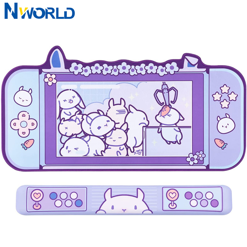 대형 카와이 게임용 마우스 패드 귀여운 핑크 퍼플 사쿠 - Laptop Accessories Pink 리뷰 및 가격