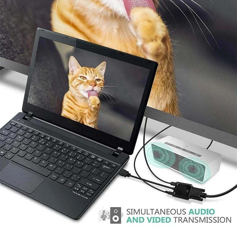 HD 1080P HDMI-VGA 케이블 컨버터 (오디오 - Hdmi Vga Adapter 리뷰 및 가격