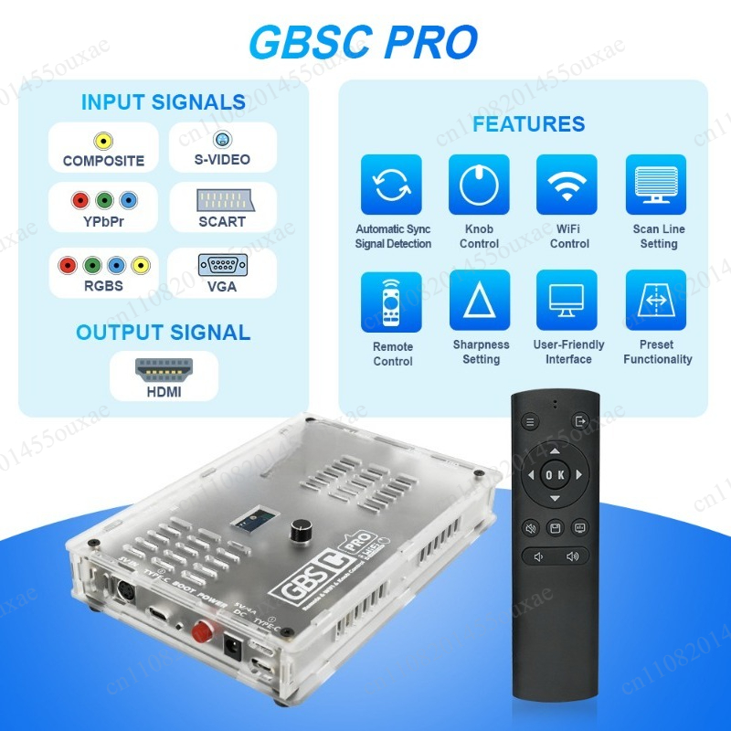 GBSC RGBS 신호 변환기 컴포지트 비디오 어댑터  - Hdmi Vga Adapter 리뷰 및 가격