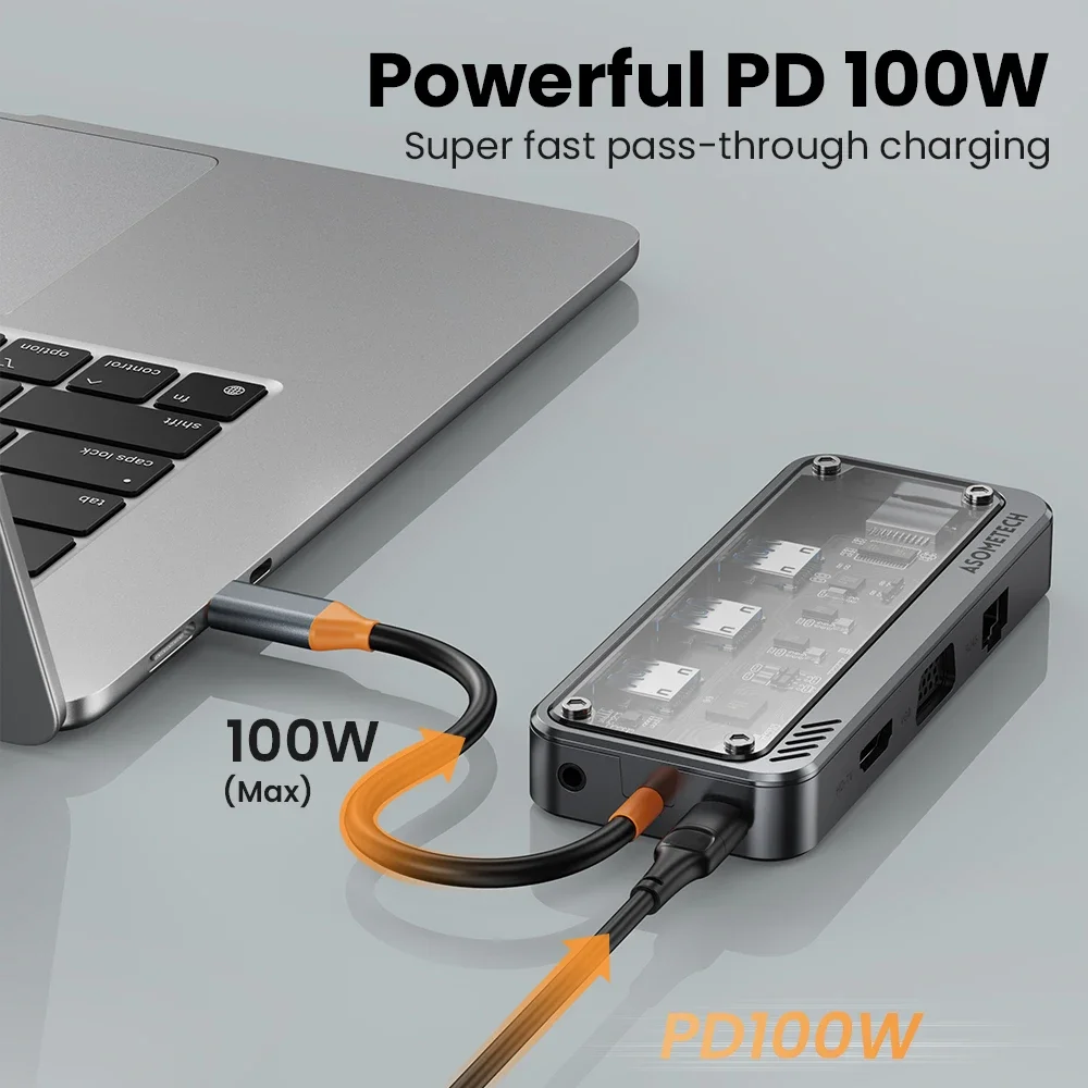 10 In 1 허브 Usb 3.0 유형 C-HDMI 호 - Apple Accessories Laptop 리뷰 및 가격