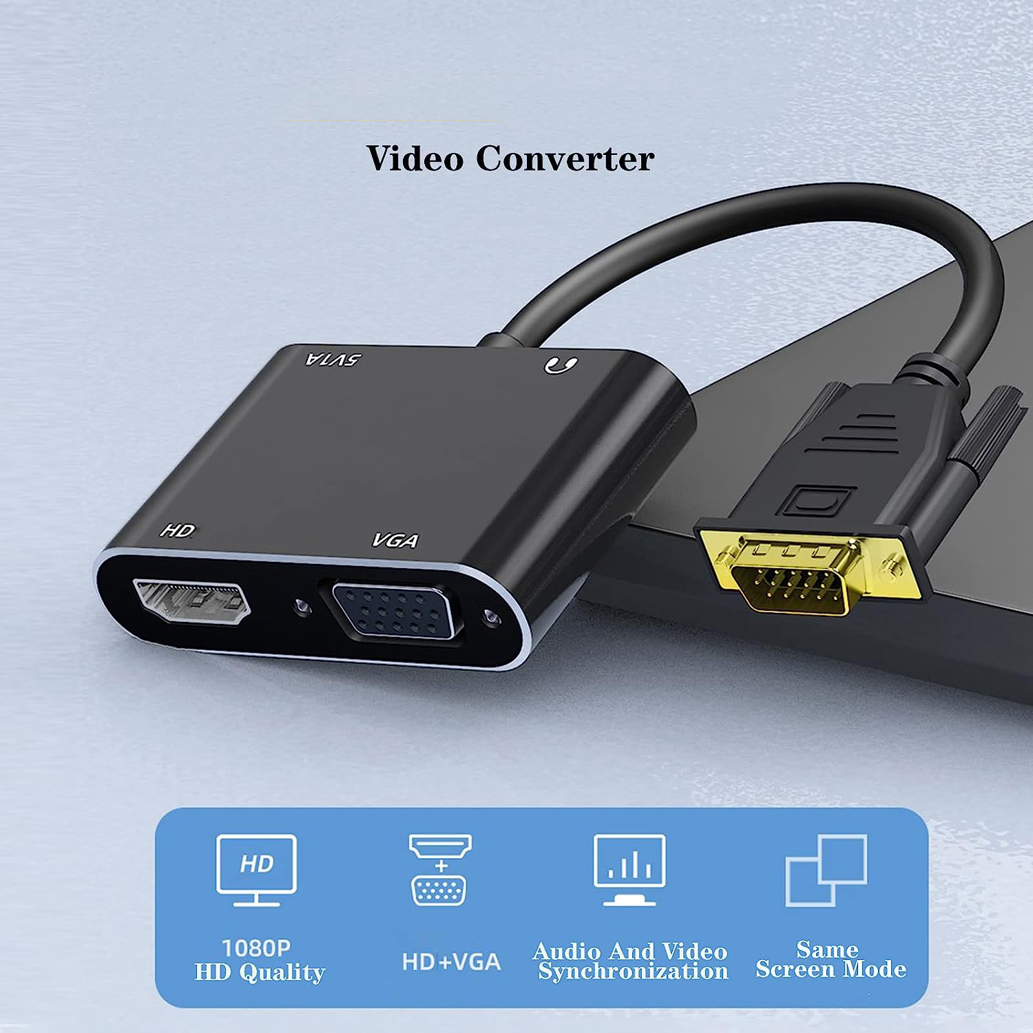 VGA(호스트)-VGA/HDMI 호환 디스플레이 어댑터 - Hdmi Vga Adapter 리뷰 및 가격
