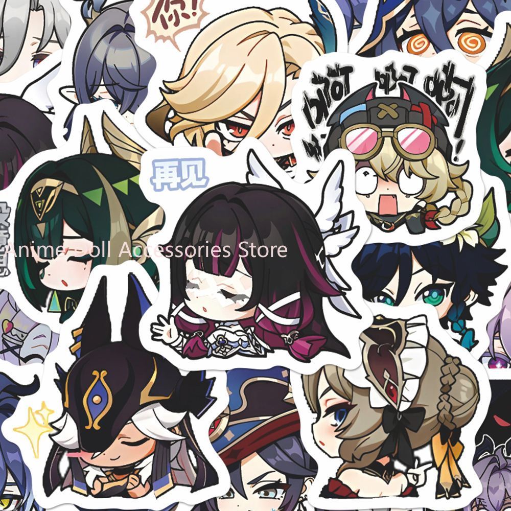 64PCS Genshin Impact Moon Maid - Laptop Accessories And Parts 리뷰 및 가격